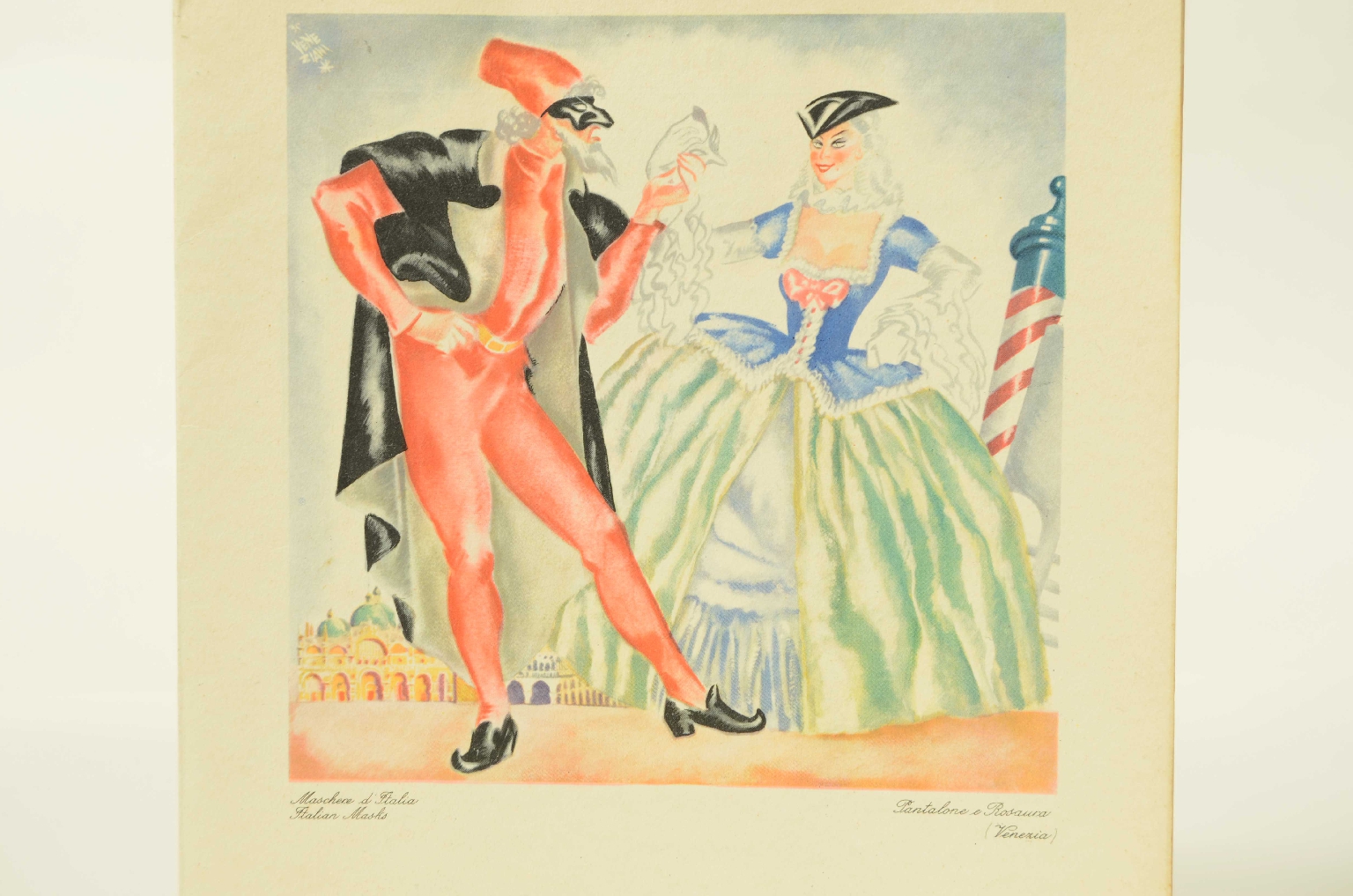 Transatlantico REX/R581-Menu Prima Classe