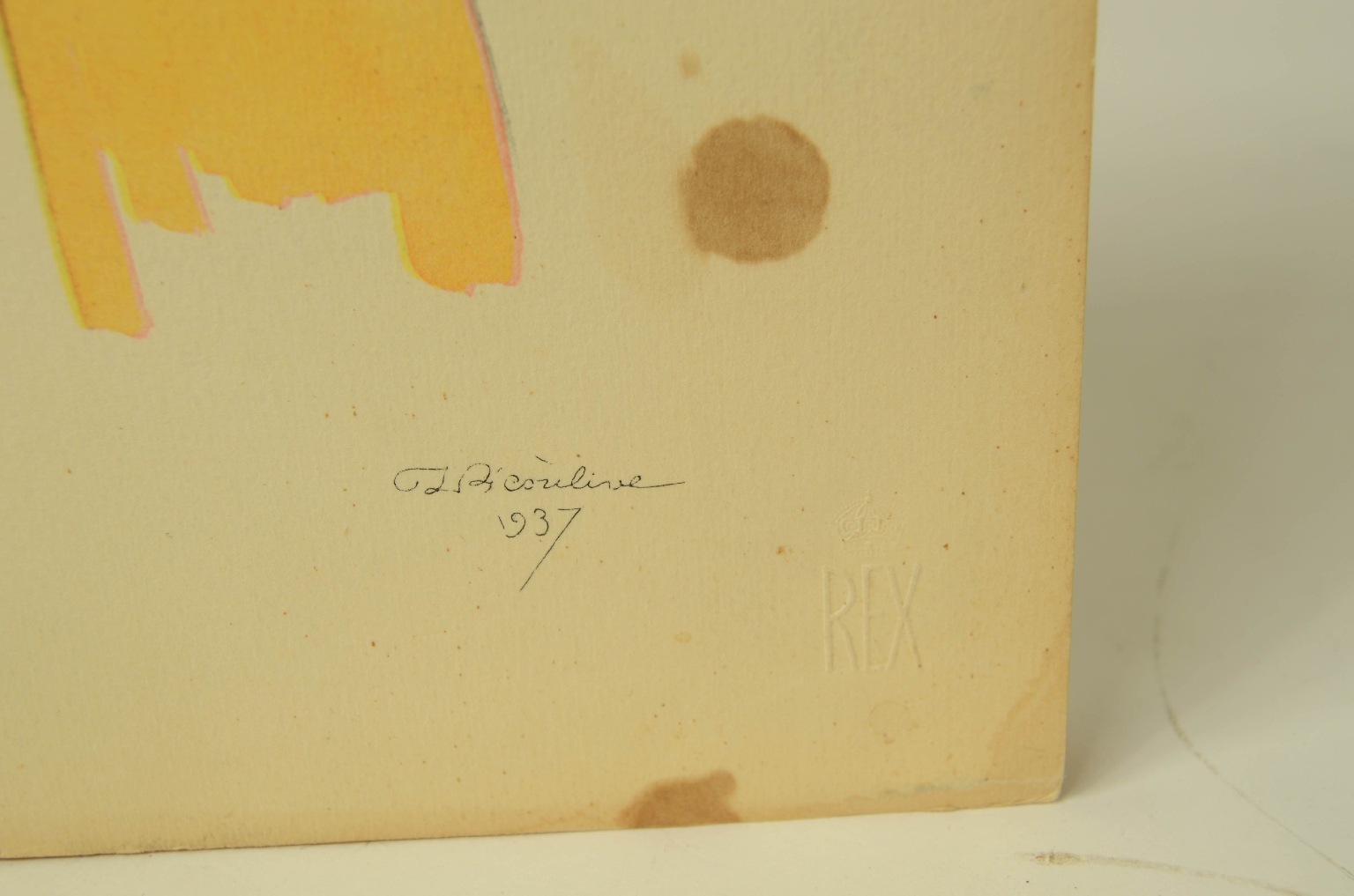 SS REX/R596-First-Class Menu