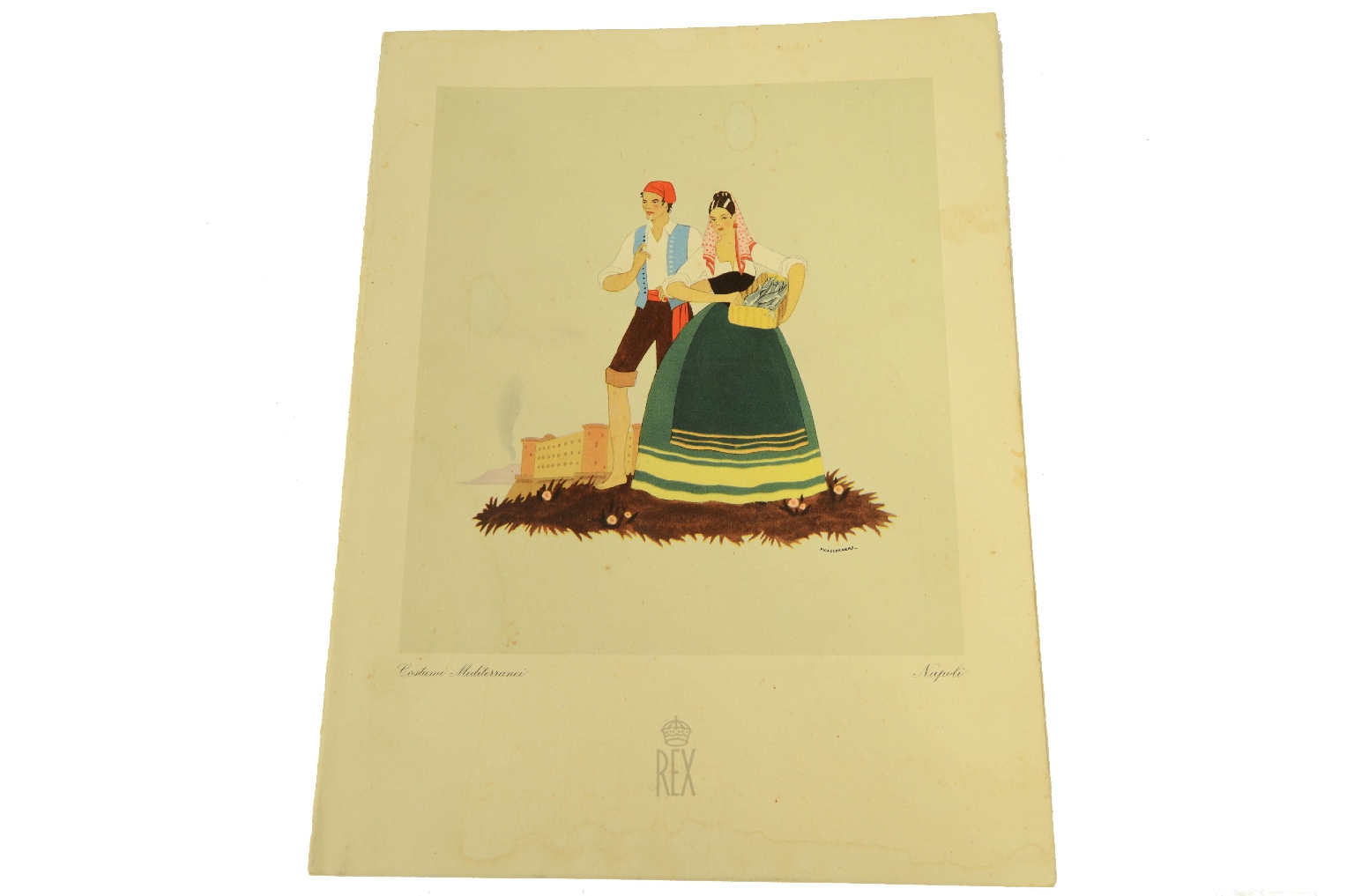 SS REX/R600-Menu for April 1940