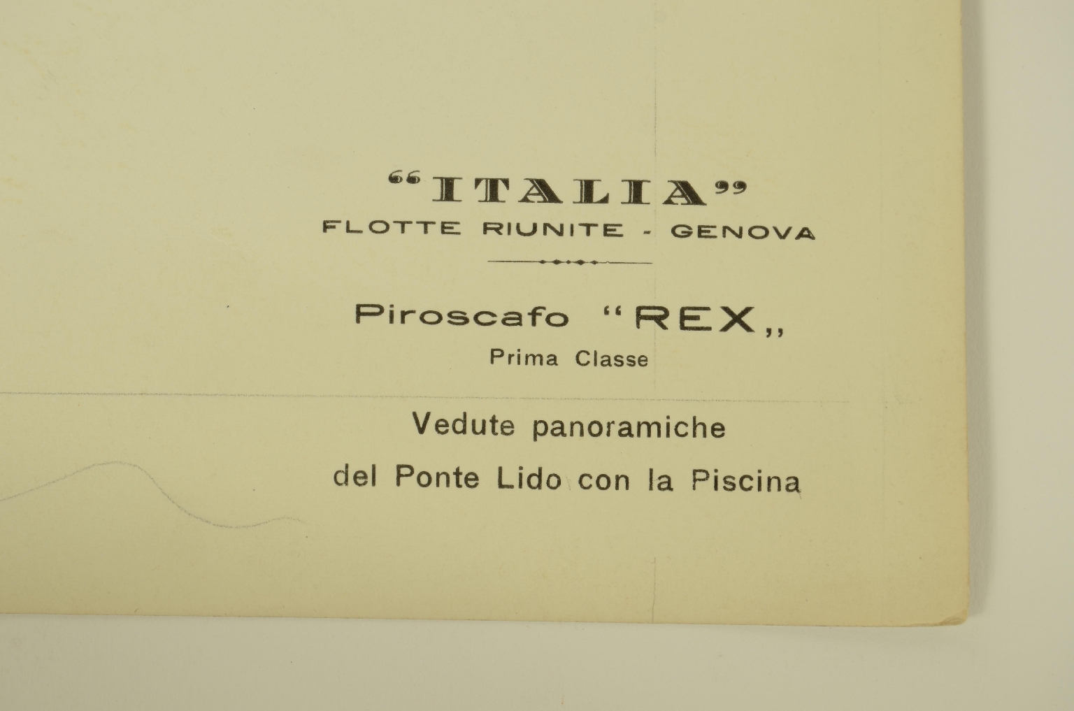 Transatlantico REX/R608-Foto Lido REX