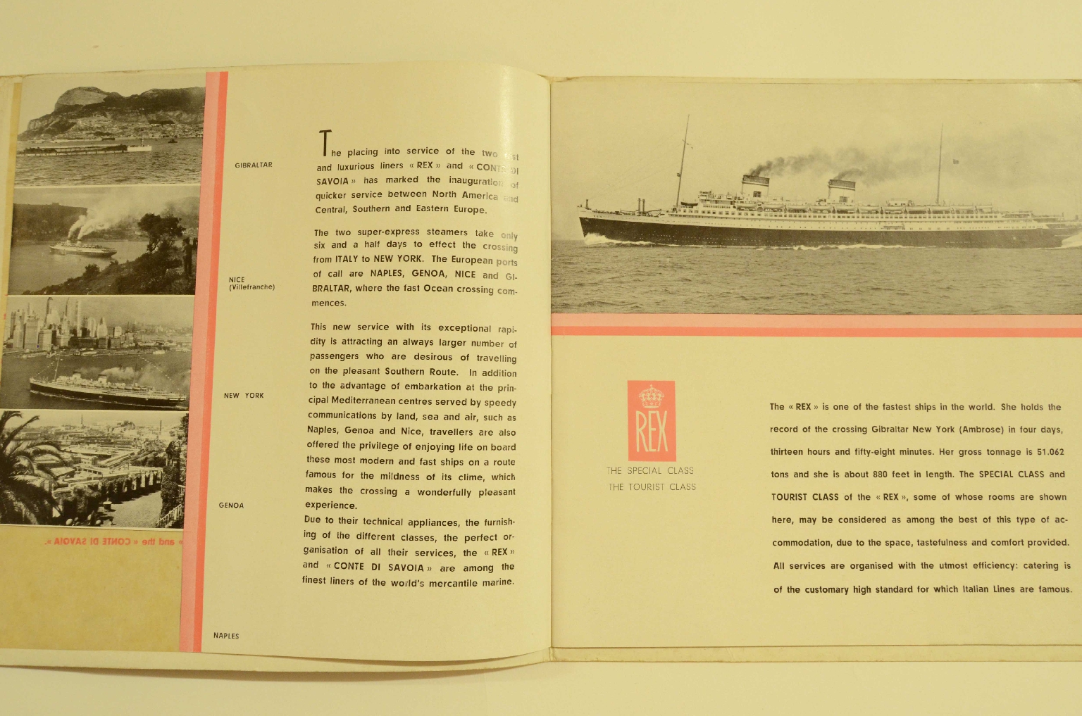 Transatlantico REX/R642-Brochure