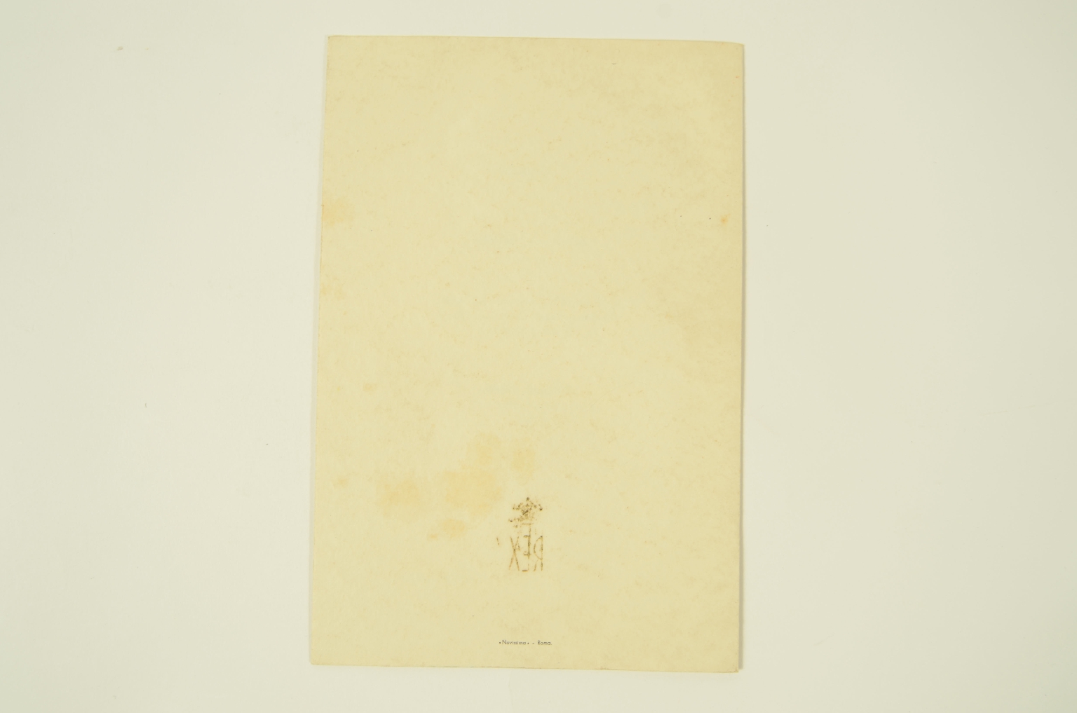 SS REX/R648-REX Transatlantic Menu