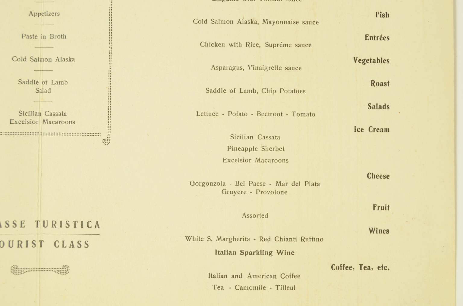 Transatlantico REX/R710-Manu Classe Turistica