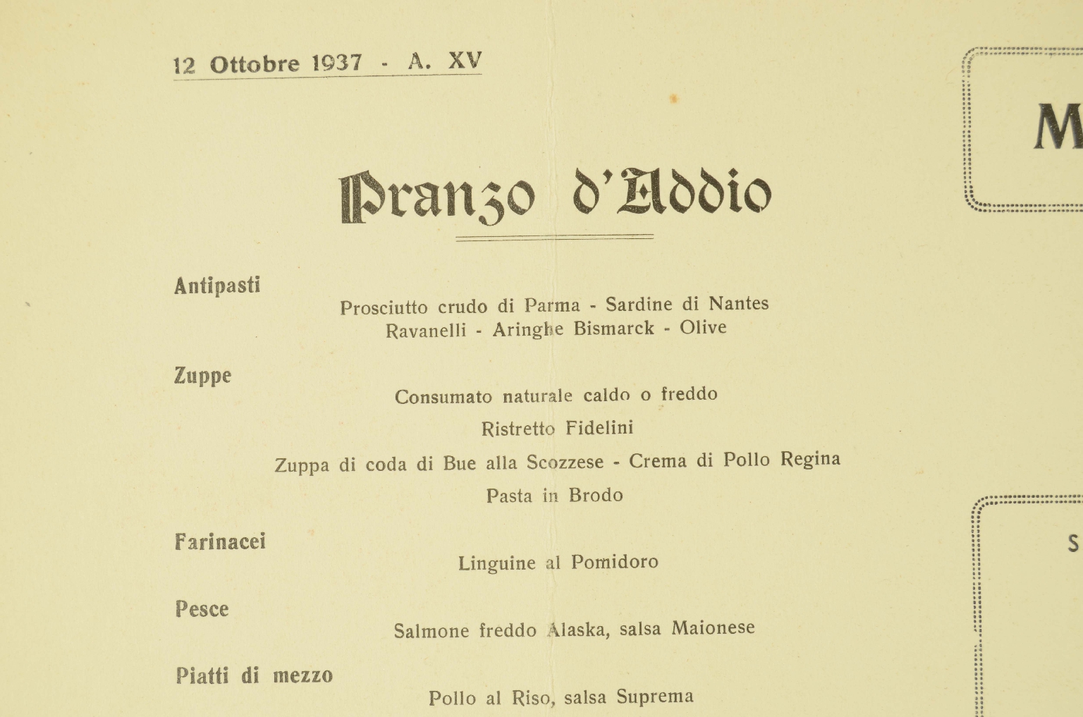 Transatlantico REX/R710-Manu Classe Turistica