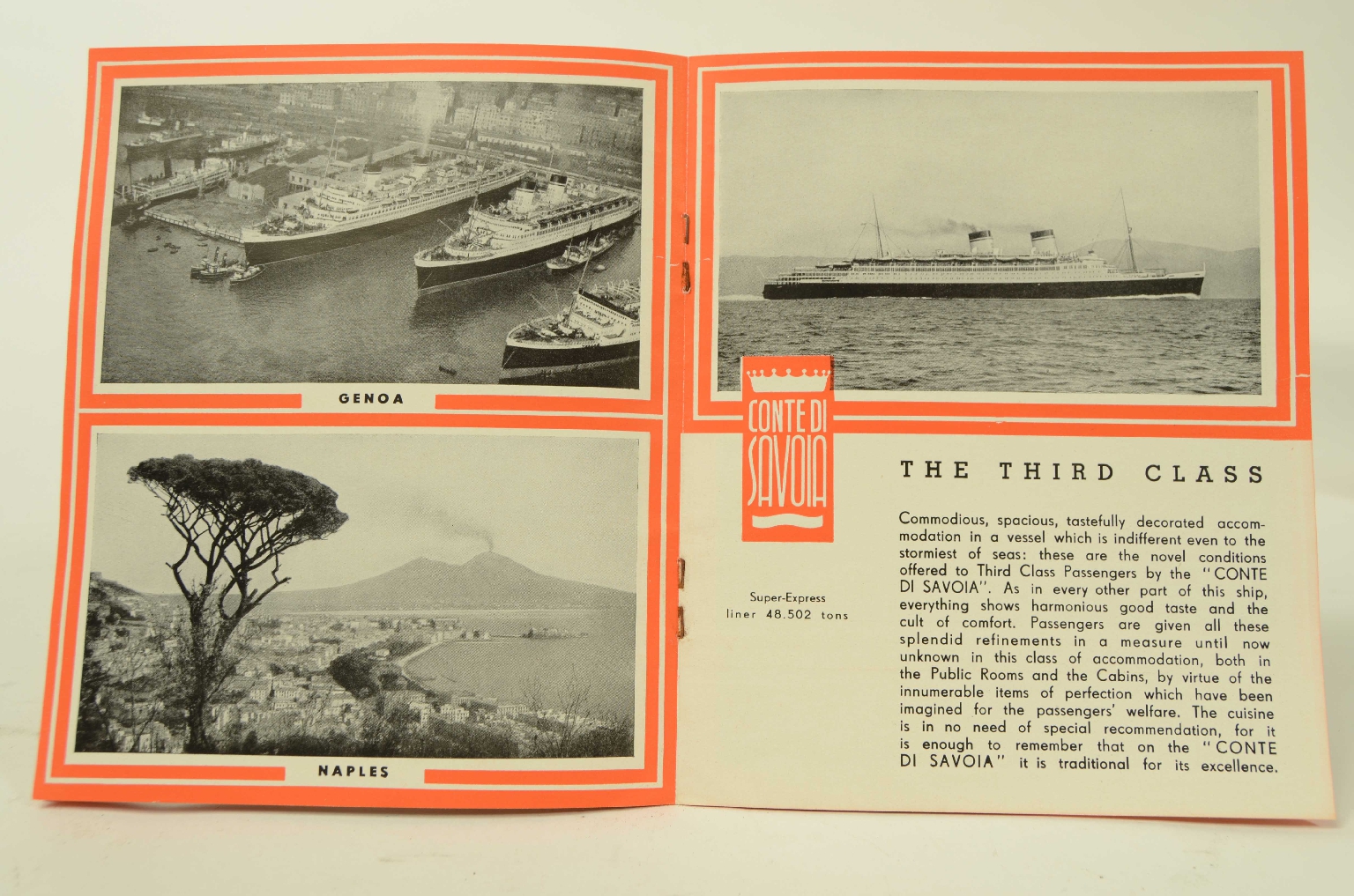 Transatlantico REX/R724-Opuscolo Publbicitario