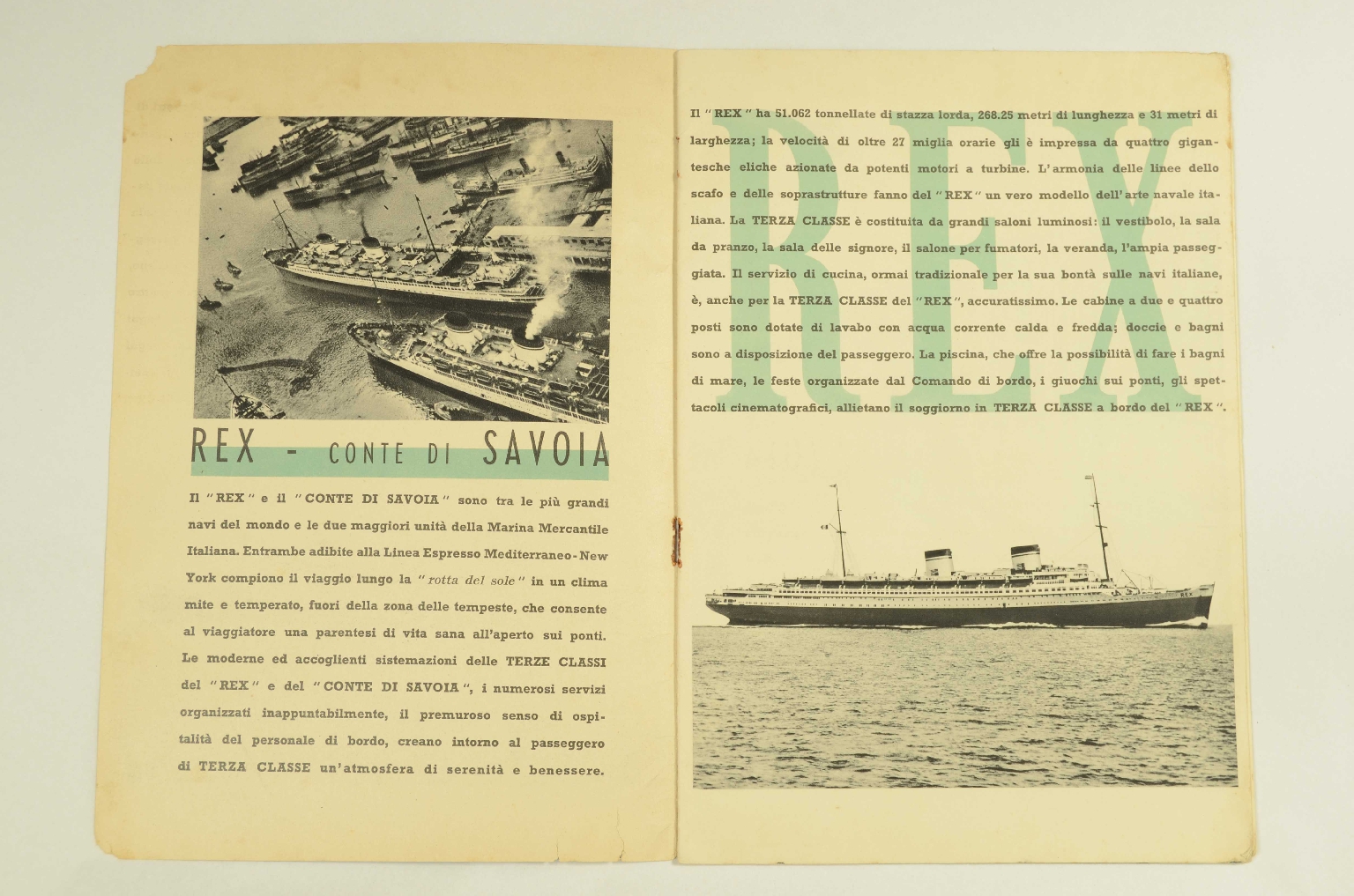 Transatlantico REX/R726-Depliant