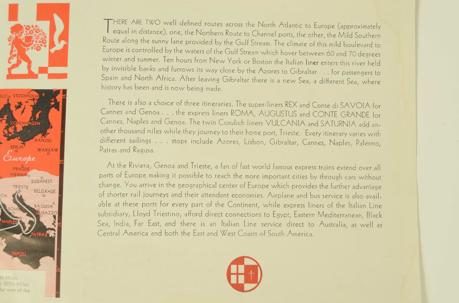 Transatlantico REX/R834-Pieghevole