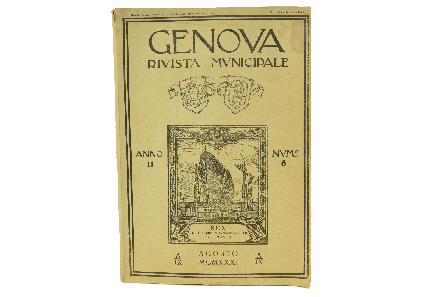 Transatlantico REX/R85-Rivista Genova