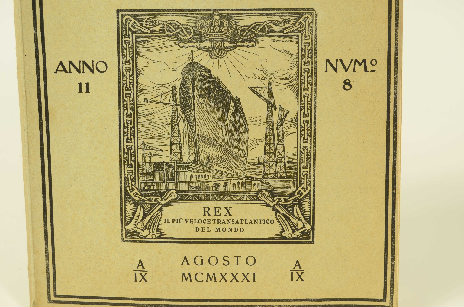 Transatlantico REX/R85-Rivista Genova