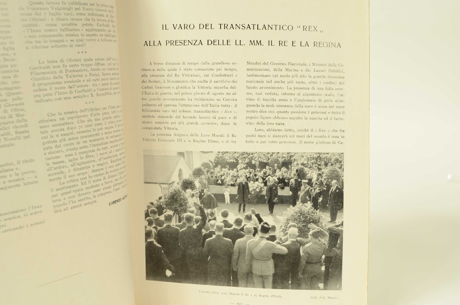 Transatlantico REX/R85-Rivista Genova