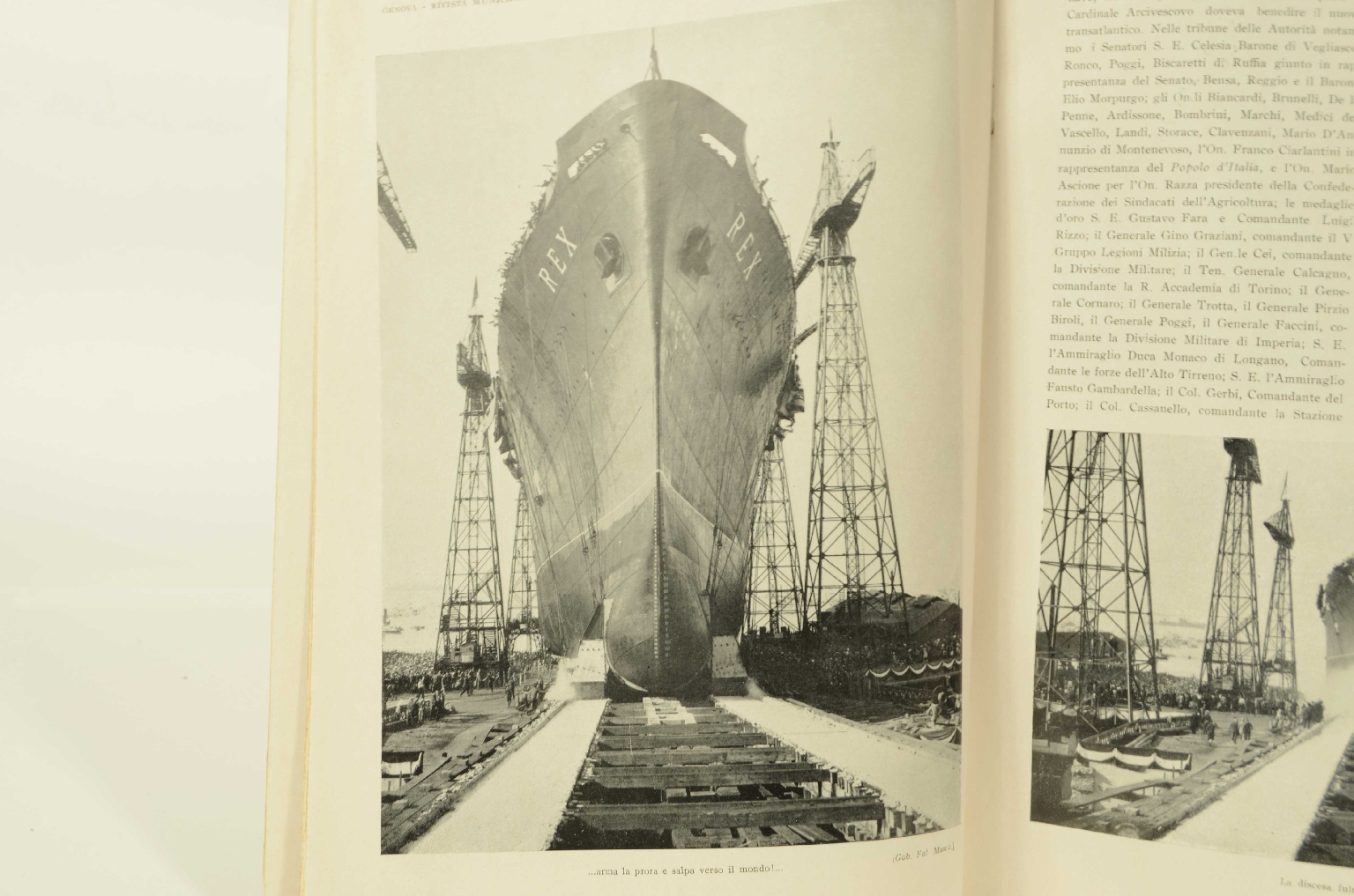 Transatlantico REX/R85-Rivista Genova