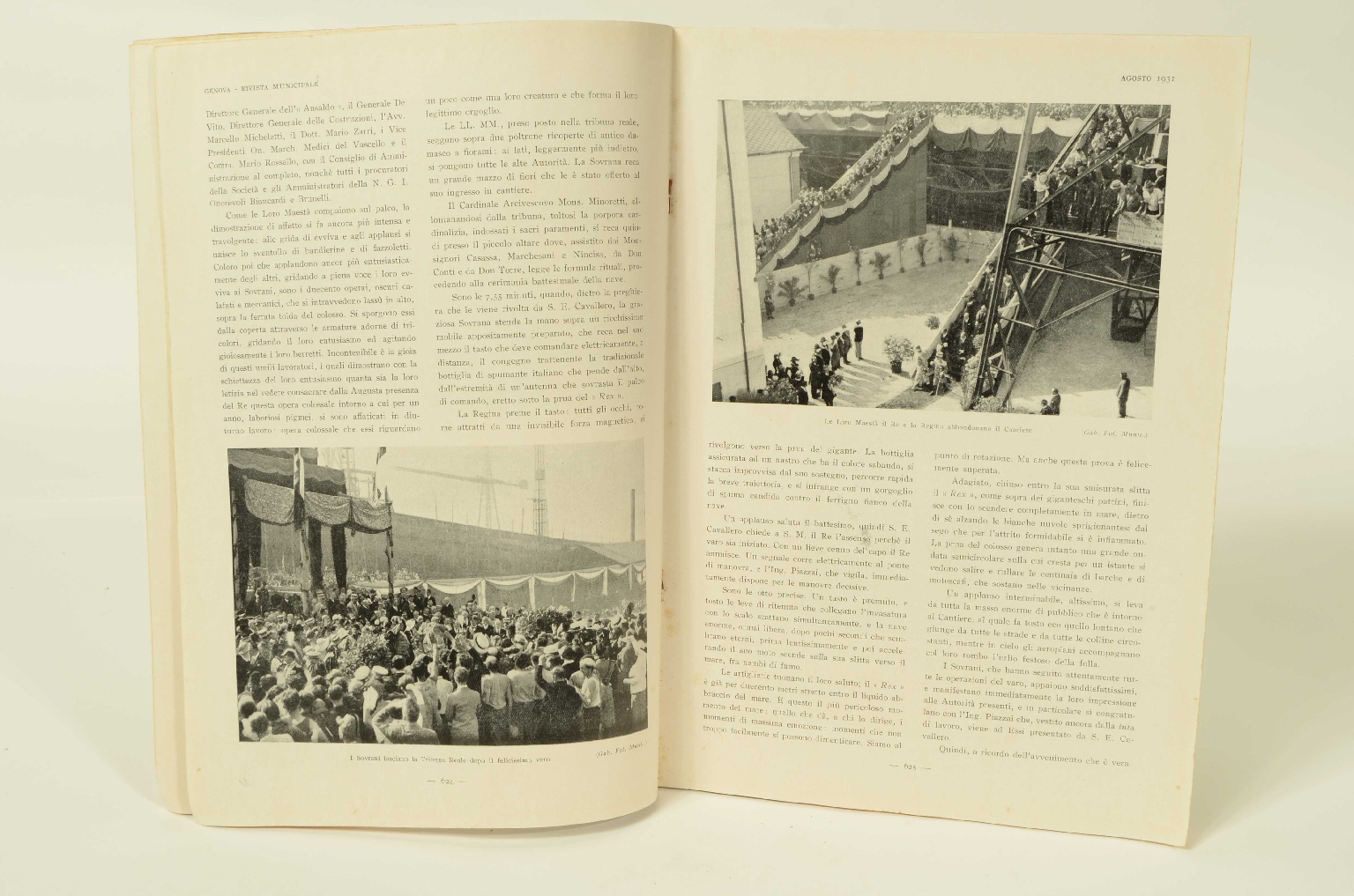 Transatlantico REX/R85-Rivista Genova