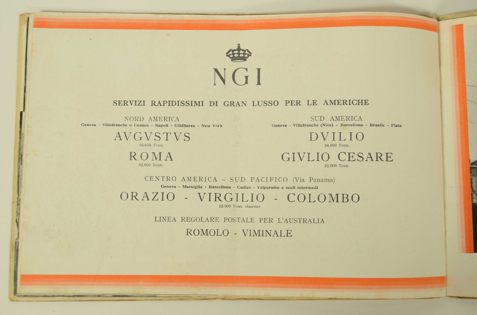 Transatlantico REX/R9-Brochure