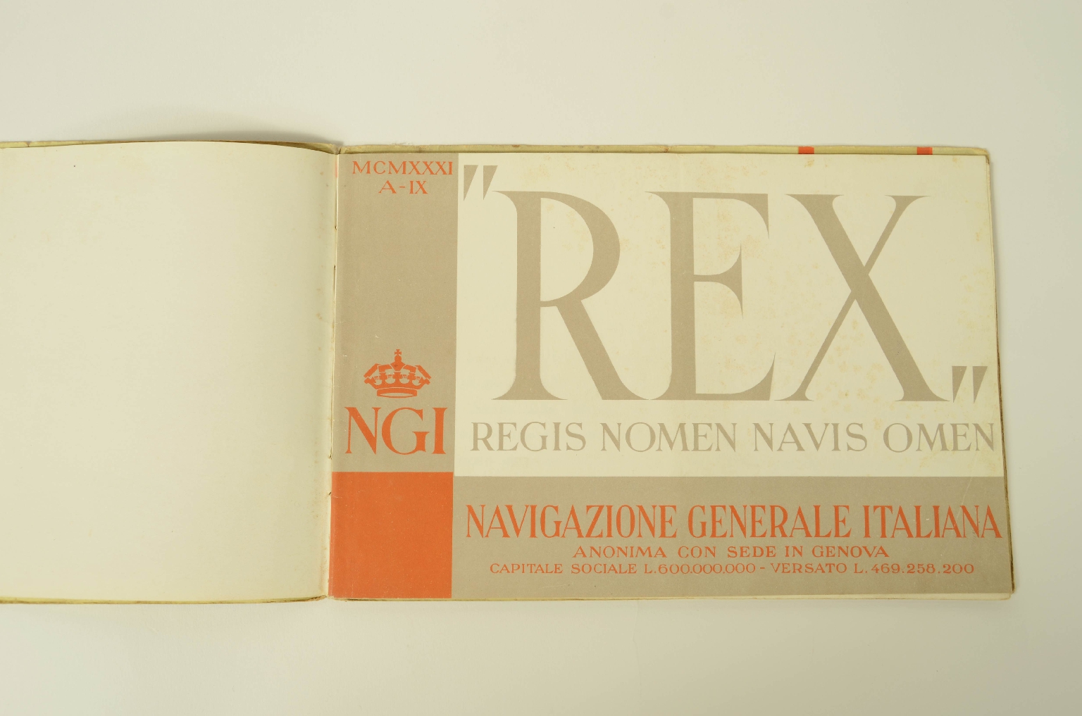 Transatlantico REX/R9-Brochure