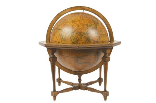 Antique globes-world maps