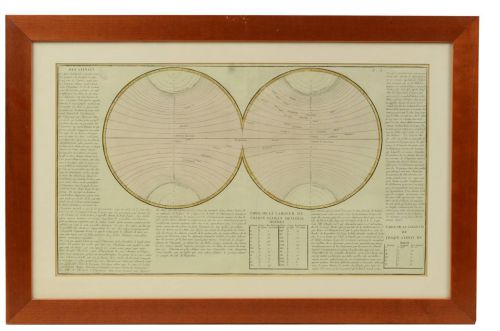 Antique geographic map